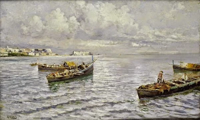  87-Attilio Pratella pescatori, golfo 